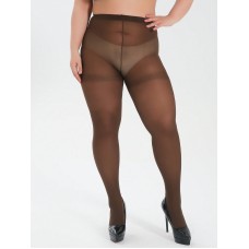 20 Denier Tights in Brown L - XXL