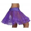 Classified Purple Mesh Mini Petticoat