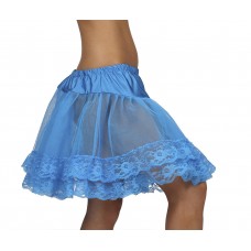 Classified Blue Mesh Mini Petticoat
