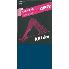 Gipsy 100 Denier Opaque Tights Medium in Petrol