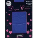 Goldenlegs 70 Denier Stirrup Tights in Cobalt Blue