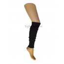 Silver Legs 60cm Leg Warmers in Black