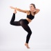 Silky Girls High Performance Footless Tights in Black