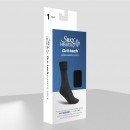 Silky 3 Pairs Men's Diabetic Socks in Black and Navy