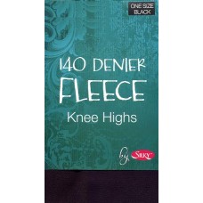 Silky 140 Denier Knee Highs in Black Shade