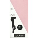 Silver Legs 100 Denier Tights in Baby Pink