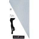 Silver Legs Baby Blue Fishnet Tights