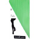 Silver Legs Neon Green Fishnet Tights